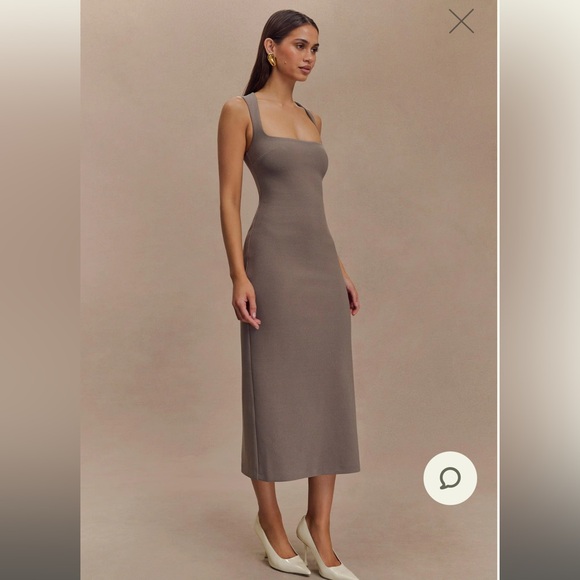 Meshki Frida dress taupe color - Picture 2 of 2